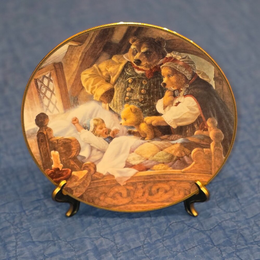 Vintage Goldie Locks and the Three Bears Plate